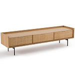 ТВ-тумба с плетеным декором Buckley Wicker TV Stand варинант исполнения - 2 | Loft Concept в Воронеже