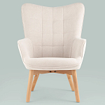 Белое кресло на ножках из массива CORDELIA варинант исполнения - 3 | Loft Concept в Воронеже