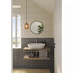 Зеркало круглое с асимметрией Light Reflection варинант исполнения - 2 | Loft Concept в Воронеже