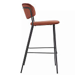 Стул барный с широкой полукруглой спинкой Chair Smooth Shapes варинант исполнения - 2 | Loft Concept в Воронеже