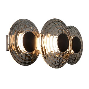 Бра из трех стеклянных фактурных дисков Eyepiece