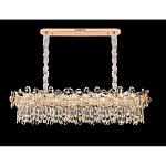 Люстра с декоративными элементами в виде крупных хрустальных цветов Palace Gardens варинант исполнения - 4 | Loft Concept в Воронеже