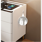 Умная прикроватная тумбочка c зарядкой для телефона Smart Furniture варинант исполнения - 3 | Loft Concept в Воронеже