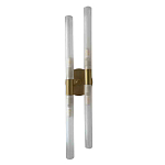 Бра с двумя цилиндрическими матовыми плафонами на круглом основании Delta Light варинант исполнения - 1 | Loft Concept в Воронеже