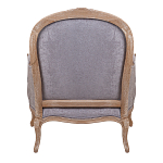 Кресло Ava Classical Armchair brown and grey velour варинант исполнения - 3 | Loft Concept в Воронеже