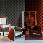 Гипсовая 3D Панель M-18 варинант исполнения - 1 | Loft Concept в Воронеже