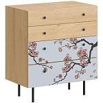 Комод с принтом на ящиках Elise Chest of Drawers варинант исполнения - 6 | Loft Concept в Воронеже