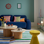 Настенное зеркало с волнистой рамой Mune Mirror Red варинант исполнения - 5 | Loft Concept в Воронеже