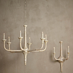 Люстра из дерева в форме подсвечника Coastal Aesthetics варинант исполнения - 6 | Loft Concept в Воронеже