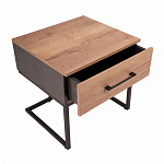 Тумба прикроватная с ящиком в стиле лофт Urban Style Space варинант исполнения - 2 | Loft Concept в Воронеже