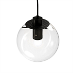 Подвесной светильник Selene Glass Ball Ceiling Lights Black  40 cm варинант исполнения - 3 | Loft Concept в Воронеже