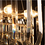 Бра цвета никель с изогнутыми хрустальными элементами Radiant Ribbons варинант исполнения - 7 | Loft Concept в Воронеже