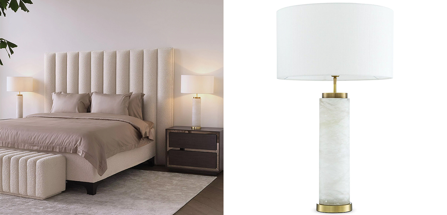 Настольная лампа Eichholtz Table Lamp Lxry Alabaster Настольная лампа Eichholtz Table Lamp Lxry Alabaster - Loft-Concept в Воронеже