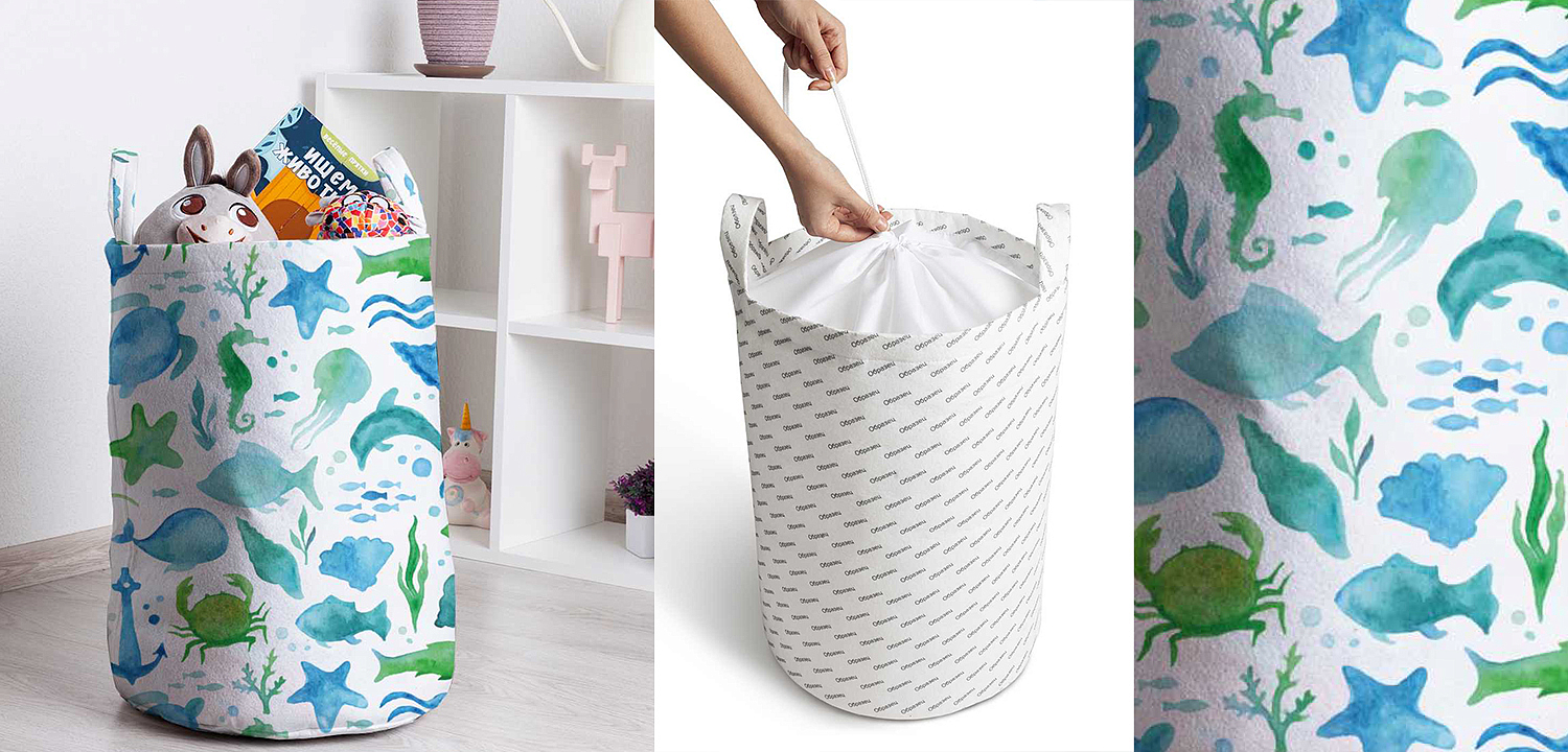 Корзина Marine life Basket Корзина Marine life Basket - Loft-Concept в Воронеже