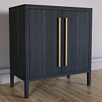 Современный Буфет Primo с 2 дверцами Черный дуб варинант исполнения - 2 | Loft Concept в Воронеже