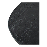 Столик кофейный черного цвета с овальной столешницей и круглым основанием Black Dalmen Table варинант исполнения - 7 | Loft Concept в Воронеже