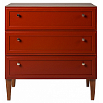 Комод красный из массива бука с 3-мя ящиками Wenge Light варинант исполнения - 2 | Loft Concept в Воронеже