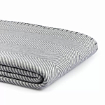 Плед из шерсти мериноса серого цвета 130×180 см Gray Waves варинант исполнения - 2 | Loft Concept в Воронеже