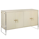 Комод бежевый на прозрачных боковых ножках Stingray Beige Dresser варинант исполнения - 1 | Loft Concept в Воронеже