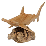 Статуэтка из дерева рыба-молот Animals of the World варинант исполнения - 4 | Loft Concept в Воронеже