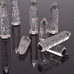 Люстра с двумя кольцами черного цвета с хрустальными элементами QUARTZ CRYSTAL варинант исполнения - 13 | Loft Concept в Воронеже