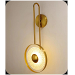 Бра бронзовое с прозрачным стеклянным плафоном Suspension варинант исполнения - 1 | Loft Concept в Воронеже