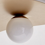 Люстра круглая с 2-мя металлическими абажурами Andromeda варинант исполнения - 3 | Loft Concept в Воронеже