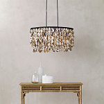 Люстра овальная с подвесками из устричных раковин Sea Ravens варинант исполнения - 4 | Loft Concept в Воронеже