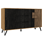 Комод с 3-мя ящиками и дверцей Stone Effect варинант исполнения - 2 | Loft Concept в Воронеже