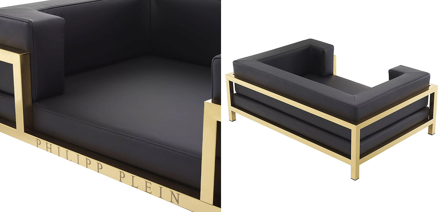 Лежанка для домашних животных Philipp Plein Dogbed High Conic XL Gold Лежанка для домашних животных Philipp Plein Dogbed High Conic XL Gold - Loft-Concept в Воронеже