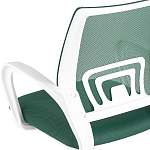 Офисное кресло с основанием из белого пластика Desk chairs Green варинант исполнения - 7 | Loft Concept в Воронеже