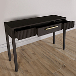 Элегантная Консоль Primo с выдвижным ящиком Темный орех варинант исполнения - 5 | Loft Concept в Воронеже