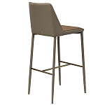 Стул барный с терракотовой обивкой из экокожи Spectacular High Chair варинант исполнения - 2 | Loft Concept в Воронеже