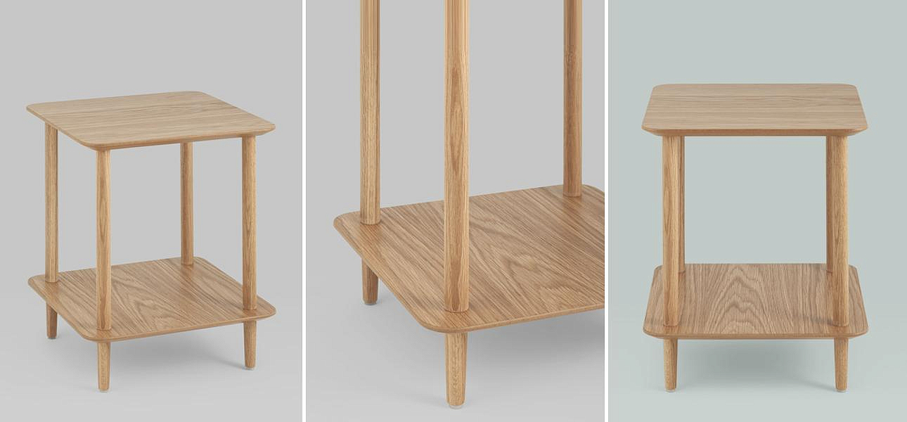 Стол приставной Tree Wilhelm квадратный Стол приставной Tree Wilhelm квадратный - Loft-Concept в Воронеже