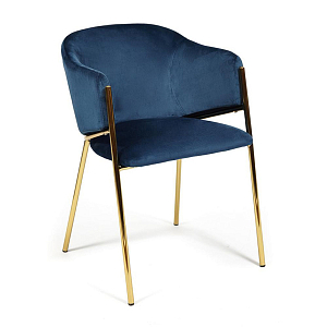 Стул Dolores blue velvet
