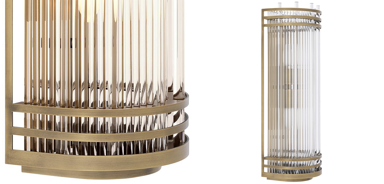 Бра Eichholtz Wall Lamp Gulf L Brass Бра Eichholtz Wall Lamp Gulf L Brass - Loft-Concept в Воронеже