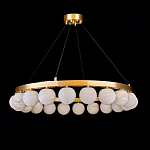 Люстра круглая с сферическими плафонами из натурального камня Phased Spheres варинант исполнения - 1 | Loft Concept в Воронеже