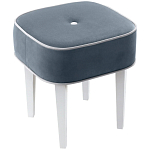 Квадратный мягкий пуф на белых ножках Winton Pouf Square варинант исполнения - 17 | Loft Concept в Воронеже