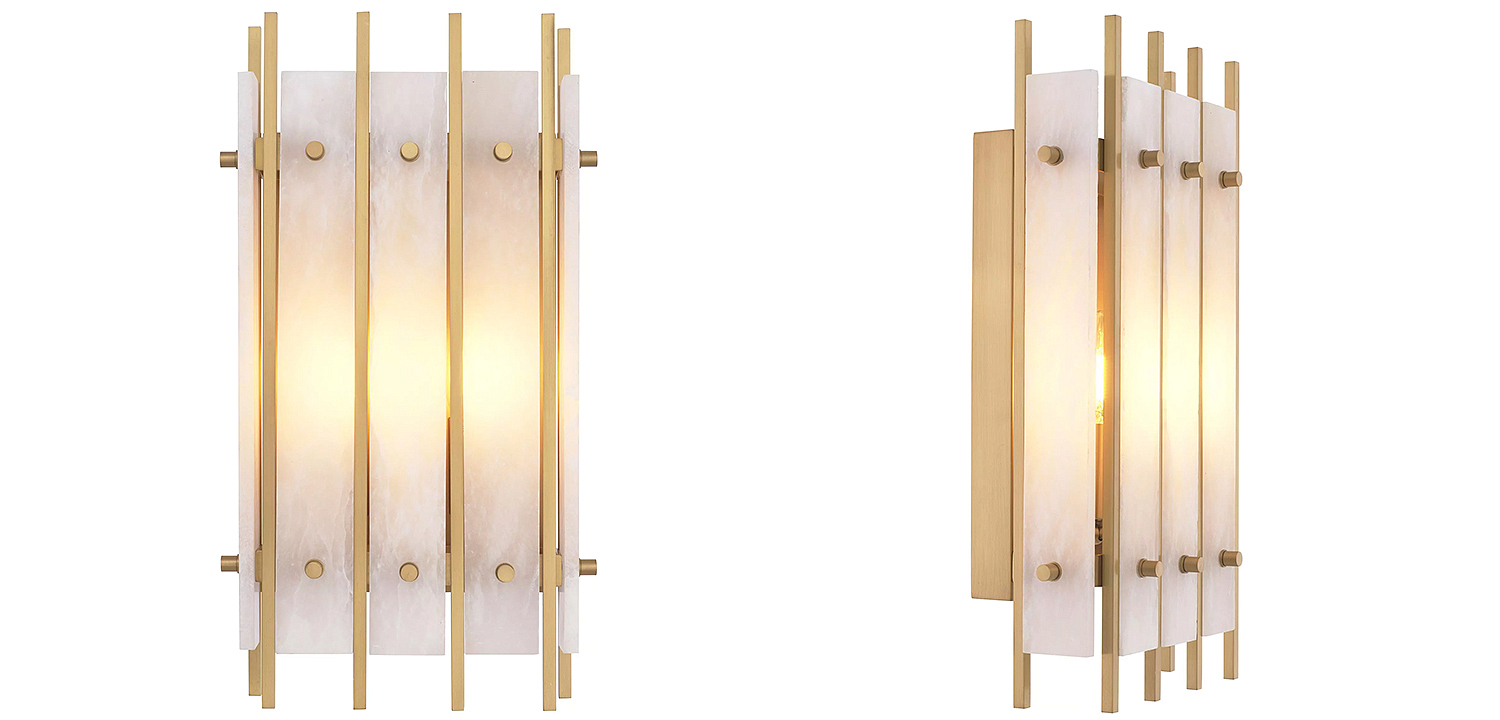 Бра Eichholtz Wall Lamp Sparks S Alabaster Бра Eichholtz Wall Lamp Sparks S Alabaster - Loft-Concept в Воронеже
