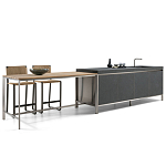 Летняя кухня из камня HELIOS Dada Engenereed Kitchen варинант исполнения - 14 | Loft Concept в Воронеже