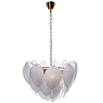 Люстра с лепестками из матового рифленого стекла Chandelier Water Lily варинант исполнения - 1 | Loft Concept в Воронеже