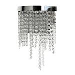 Бра Хром с каскадом сияющих кристаллов Shining Waterfall варинант исполнения - 1 | Loft Concept в Воронеже