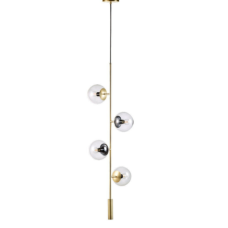 Люстра Orb Lounge pendant Bolia Глянцевое золото Прозрачное Стекло Люстра Orb Lounge pendant Bolia Глянцевое золото Прозрачное Стекло в Воронеже | Loft Concept