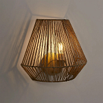 Бра с плетенным из пеньки абажуром Jutti H25 см варинант исполнения - 2 | Loft Concept в Воронеже