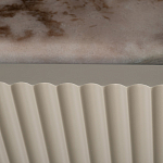 Тумба под телевизор серая с мраморной столешницей Uniqueness Marble варинант исполнения - 4 | Loft Concept в Воронеже