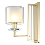 Бра с геометрическим каркасом из металла и цилиндрическим стеклянным плафоном Laurent варинант исполнения - 6 | Loft Concept в Воронеже