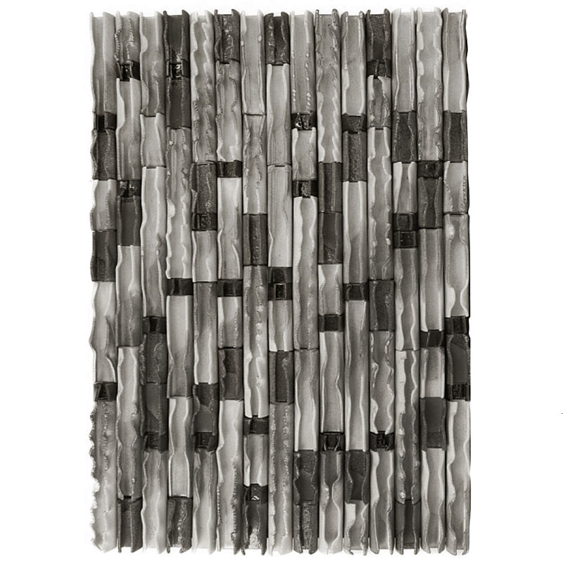 Фактурное Панно на стену Energy Flow Черный бетон Серый в Воронеже | Loft Concept 