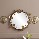 Бра круглое с прозрачным рельефным плафоном Crystal Prism варинант исполнения - 3 | Loft Concept в Воронеже