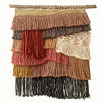 Текстильное Панно с бахромой варинант исполнения - 4 | Loft Concept в Воронеже