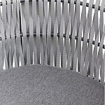 Кресло с декоративным плетением на спинке и подлокотниках Armchair Weaving варинант исполнения - 8 | Loft Concept в Воронеже